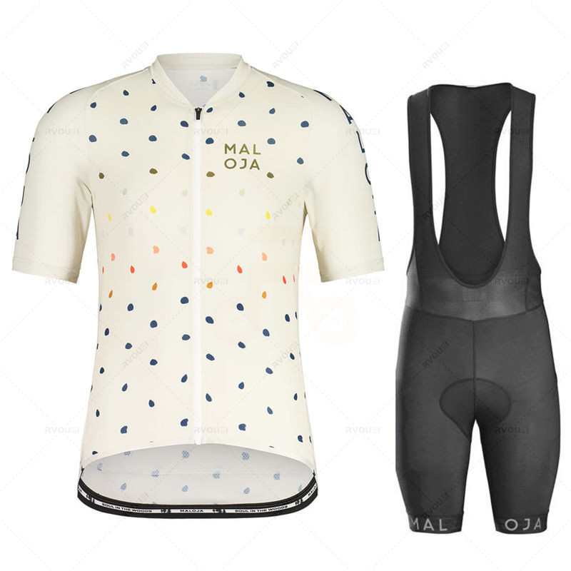 Mountain Biking Clothes - Maloja Cycling Jersey Clothes Set, Bib