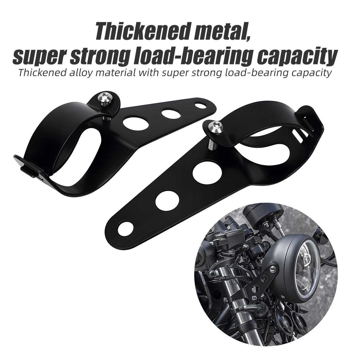 Xtreme Mountain Biking - Universal Motorcycle Headlight Mount Bracket 28-36mm