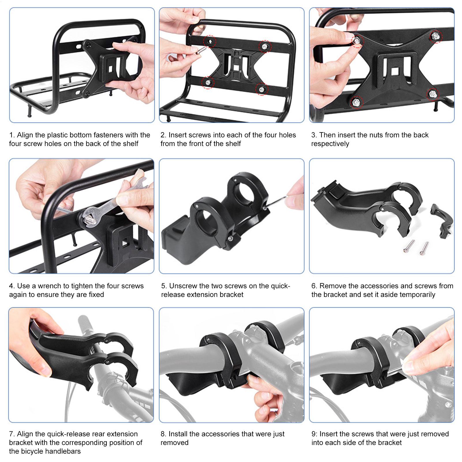 Mountain Biking For Kids - Front Bike Rack Quick Release Holder