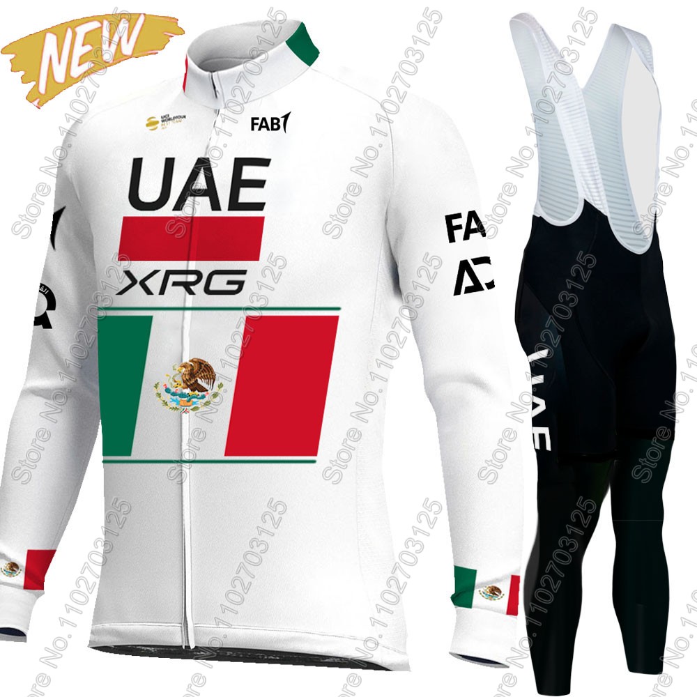 Mountain Biking Wallpaper - UAE Team Cycling 2026 Mexico Jersey