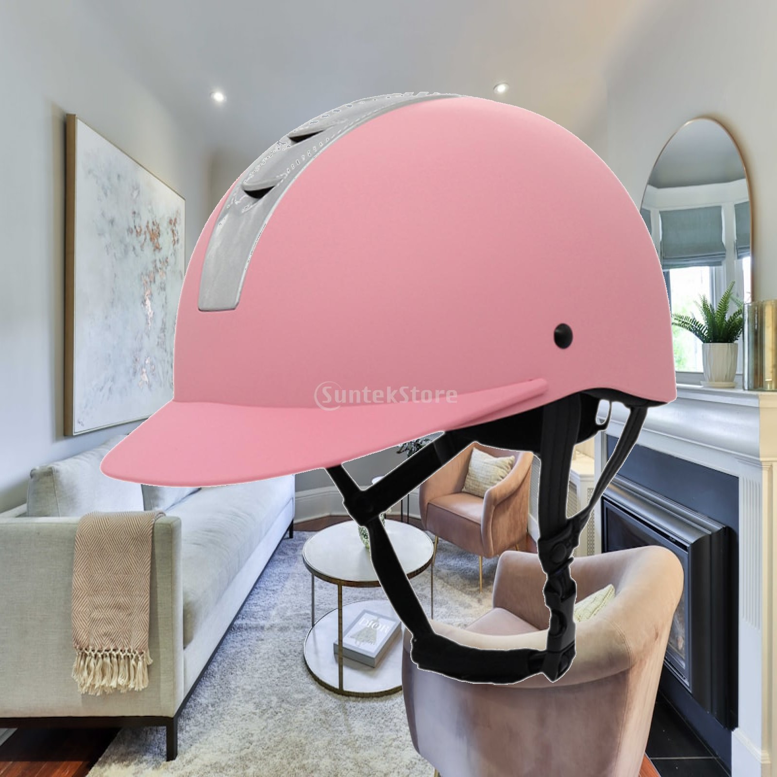 Mountain Biking Helmet - Comfortable Horseback Riding Helmet Washable Lining