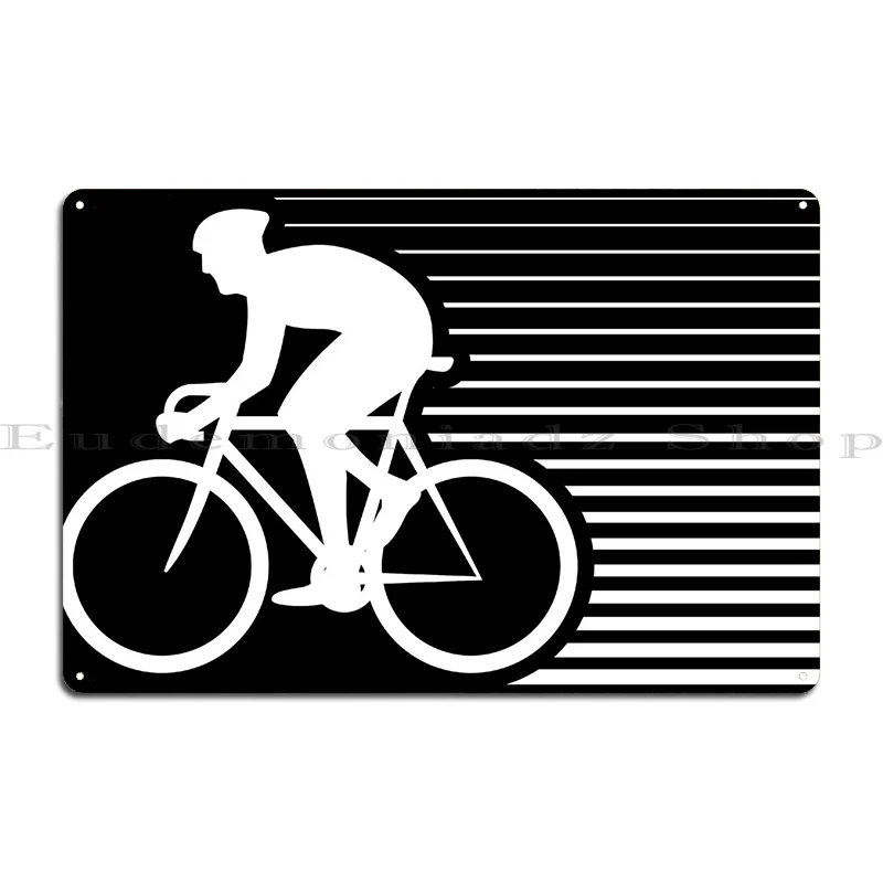Mountain Biking Europe - Bicycle Mountain Bike Road Metal Sign