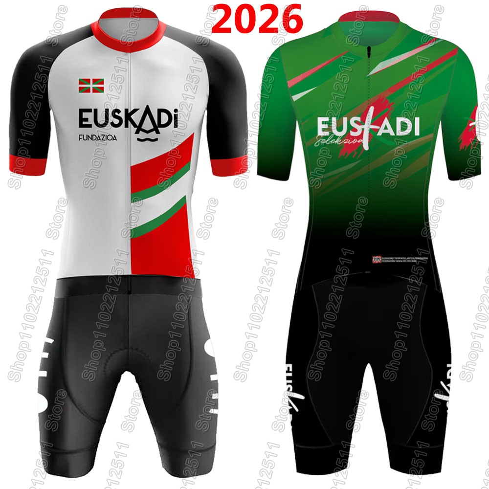 Mountain Biking Wallpaper - Euskadi Team Cycling Jersey 2026 Set