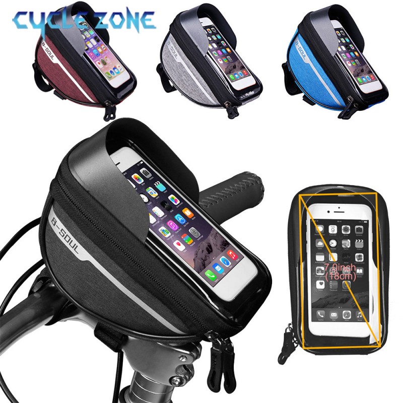 Mountain Biking Hip Pack - Mountain Bicycle Bag Touch Screen Cycling