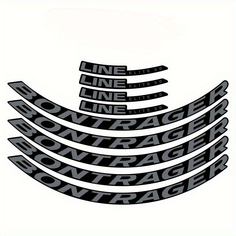 Mountain Biking Helmet - 9Pcs 2D Helmet Stickers Bontrager Bike