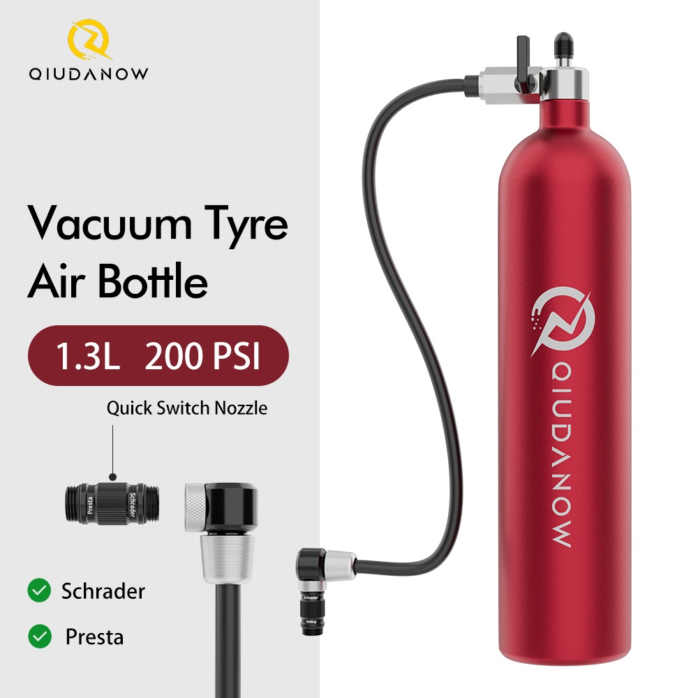 Mountain Biking Water Bottle - MTB Road Inflator 1.3L Tyre Air