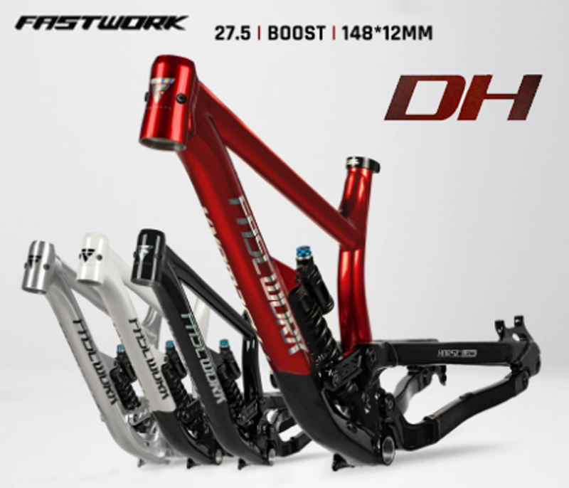 Mountain Biking Uk - Full Suspension Frame DH Aluminum Bike
