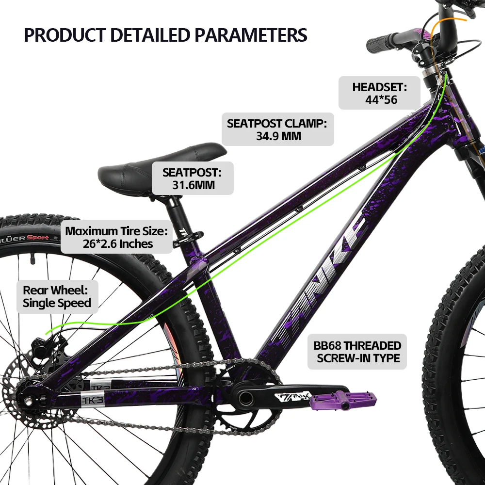 26inch Dirt Jump Frame Ultrali - Mountain Biking Jumps recension och pris