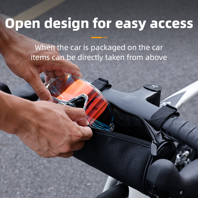 Waterproof Bike Handlebar Bag  - Mountain Biking Hip Pack recension och pris