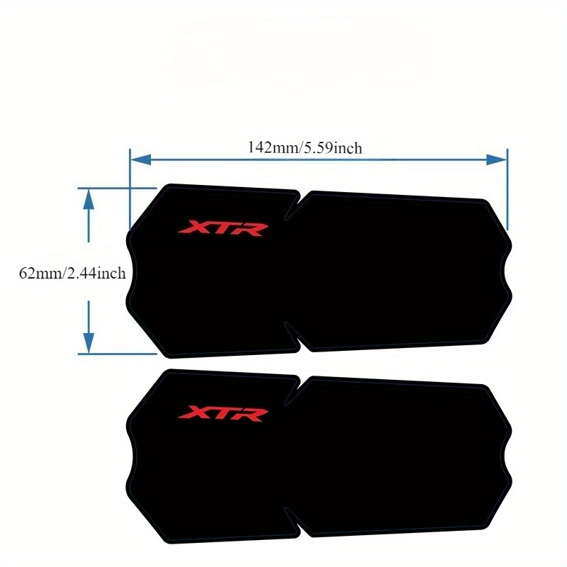2D Flat Sticker 2pcs/XTR-M9100 - Mountain Biking Helmet recension och pris