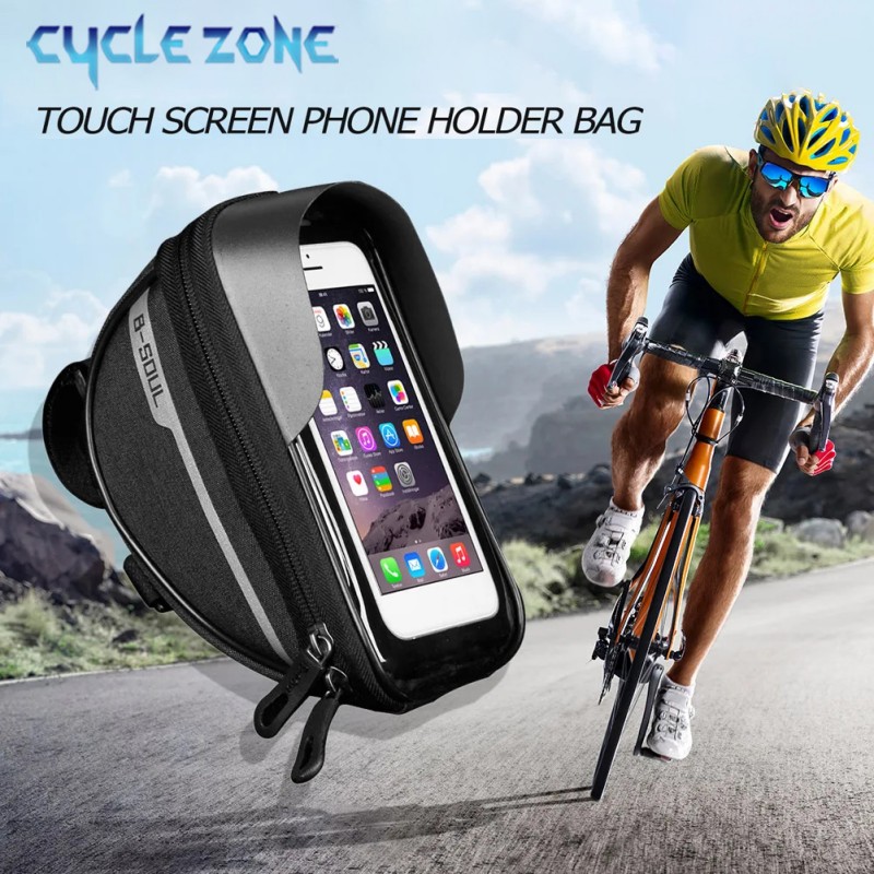 Mountain Bicycle Bag Touch Scr - Mountain Biking Hip Pack recension och pris