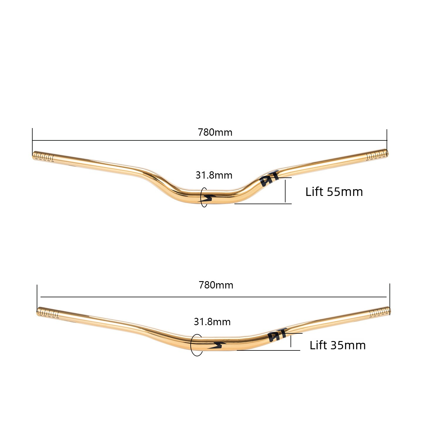 SEMYT MTB Riser Handlebar 31.8 - Mountain Biking Jumps recension och pris