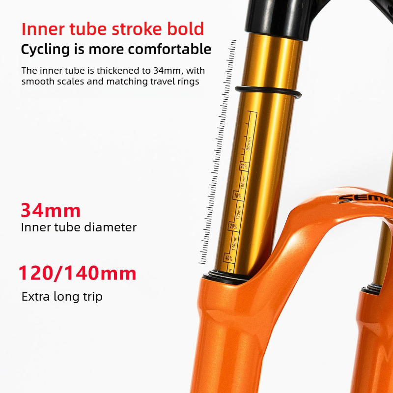 SEMYT 140mm MTB Air Fork, 34mm - Mountain Biking Jumps recension och pris