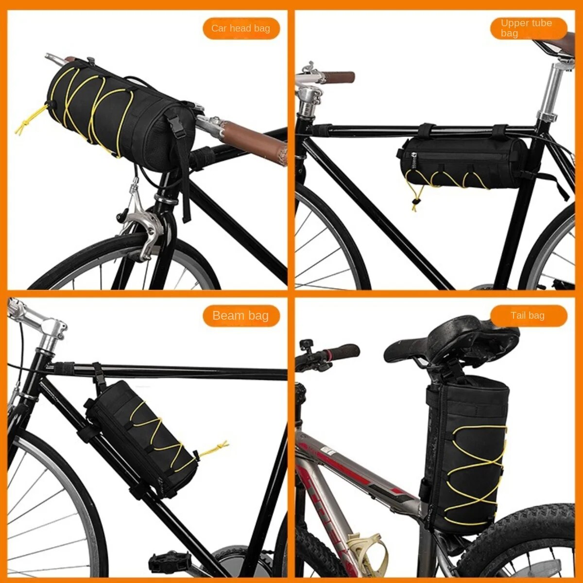 OFFBONDAGE Bike Front Bag Bicy - Mountain Biking Hip Pack recension och pris