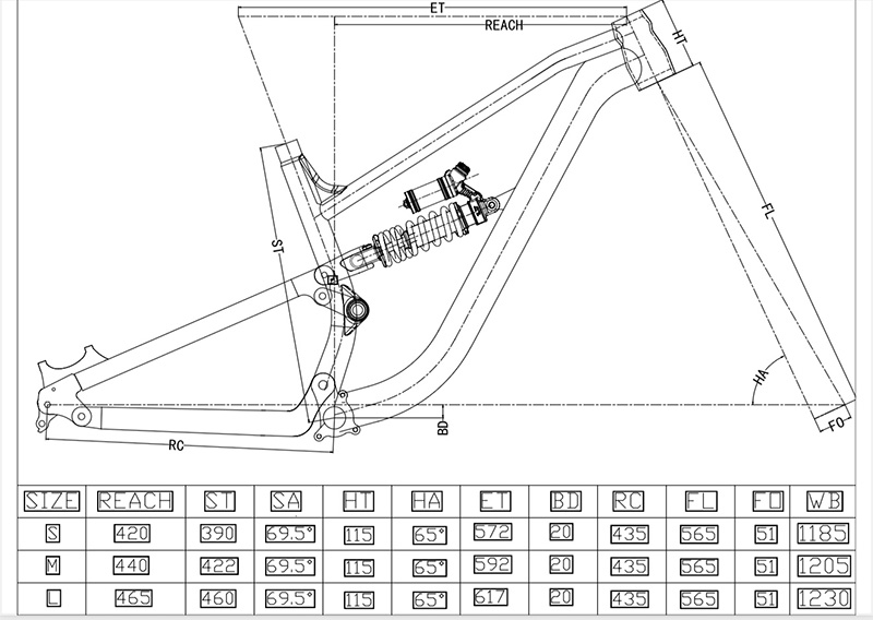 Soft Tail Bike Frame Aluminum  - Mountain Biking Uk recension och pris
