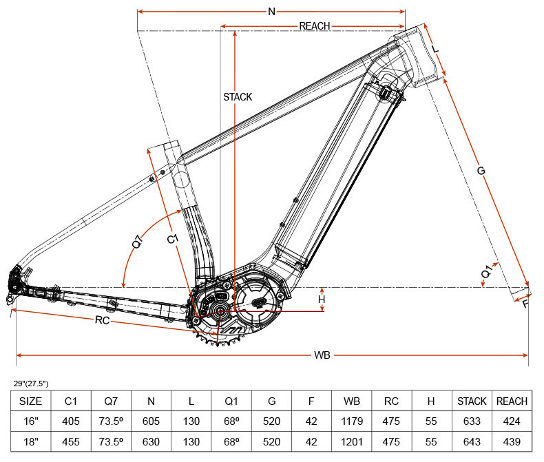 E-Bike Frame Aluminum Alloy MT - Mountain Biking Uk recension och pris
