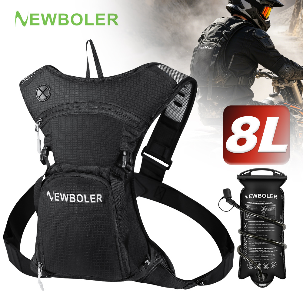 NEWBOLER 8L Motorcycle Cycling - Mountain Biking Rucksack recension och pris