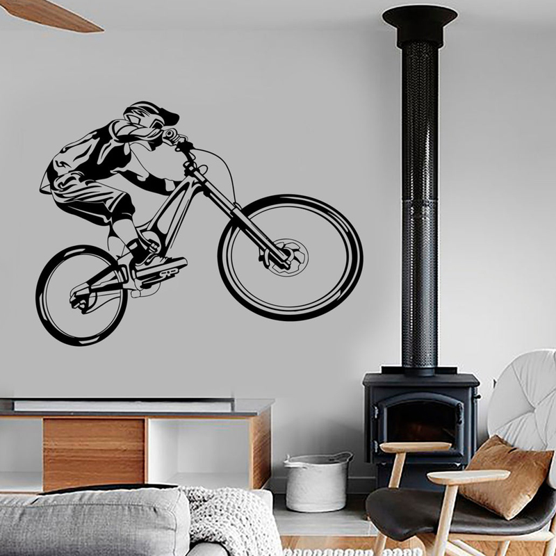 Wall Vinyl Decal Mountain Bike - Mountain Biking Extreme recension och pris