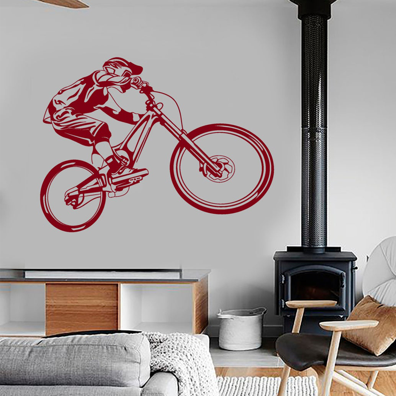 Wall Vinyl Decal Mountain Bike - Mountain Biking Extreme recension och pris