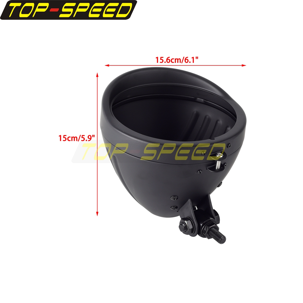Black/Chrome Motorcycle Headla - Xtreme Mountain Biking recension och pris
