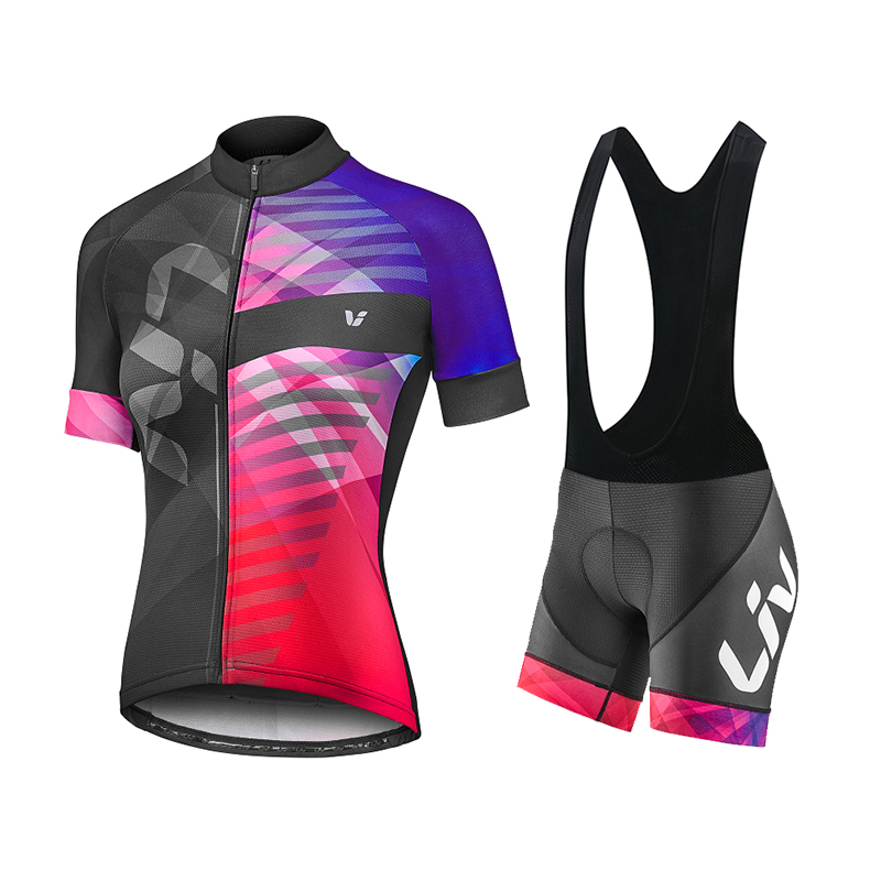 LIV Summer Cycling Jersey Bib  - Mountain Biking Wallpaper recension och pris